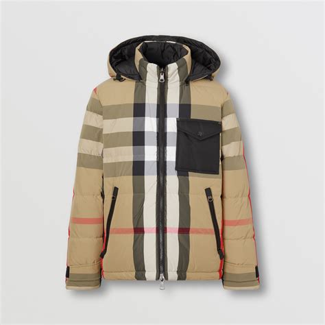 burberry goose down coat|Nylon Puffer Coat in Black .